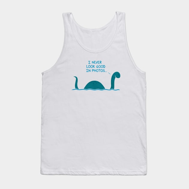 Monster Issues - Nessie Tank Top by HandsOffMyDinosaur